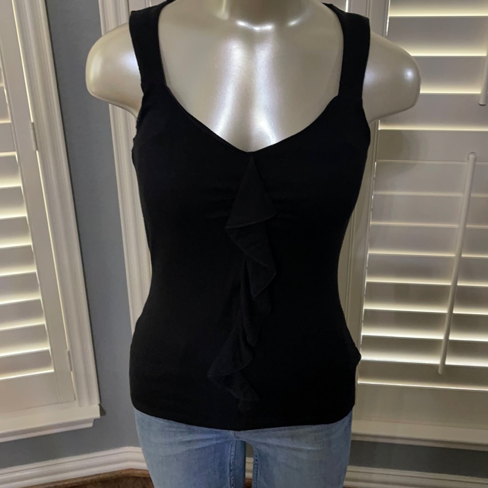 White house black market-Black tank w/ Brothel going down the front